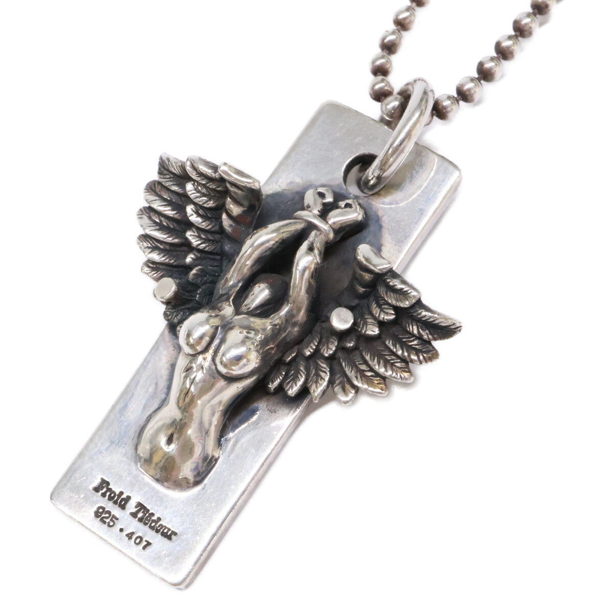 Froid Tiedeur フロワティエドール SILVER 925 407 罪と罰 嘆き ボールチェーン ネックレス