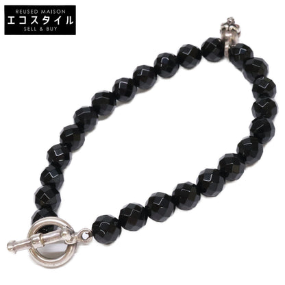 THIRTEEN DESIGNS サーティーンデザインズ SILVER スカル オニキス ブレスレット
