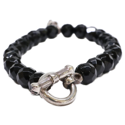 THIRTEEN DESIGNS サーティーンデザインズ SILVER スカル オニキス ブレスレット