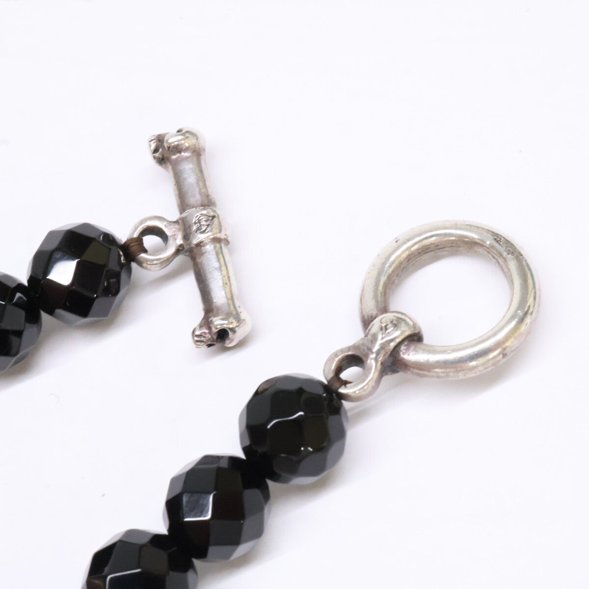 THIRTEEN DESIGNS サーティーンデザインズ SILVER スカル オニキス ブレスレット