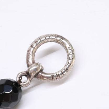 THIRTEEN DESIGNS サーティーンデザインズ SILVER スカル オニキス ブレスレット