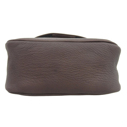 MR.OLIVE ミスターオリーブ IMPERMA LEATHER NEAT レザー ショルダーバッグ レディース ダークブラウン ショルダーバッグ