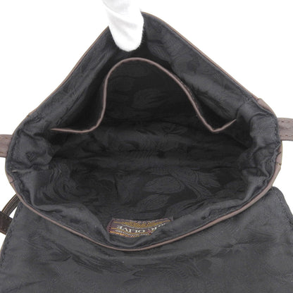 MR.OLIVE ミスターオリーブ IMPERMA LEATHER NEAT レザー ショルダーバッグ レディース ダークブラウン ショルダーバッグ
