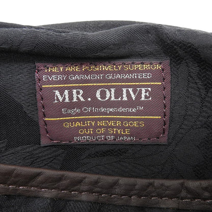 MR.OLIVE ミスターオリーブ IMPERMA LEATHER NEAT レザー ショルダーバッグ レディース ダークブラウン ショルダーバッグ