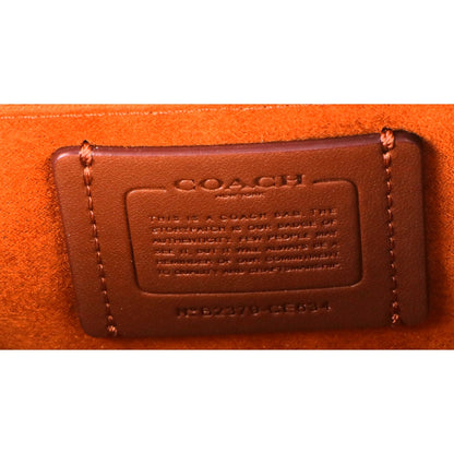 COACH コーチ 【新品同様】CE634 MILLIE ミリー ぺプルレザー ターンロック フラップ ショルダーバッグ