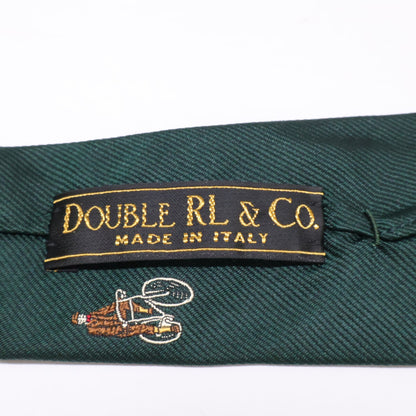 RRL ダブルアールエル 【美品】25SS NKW39020144 イタリア製 自転車柄 シルク ハンドメイド ネクタイ