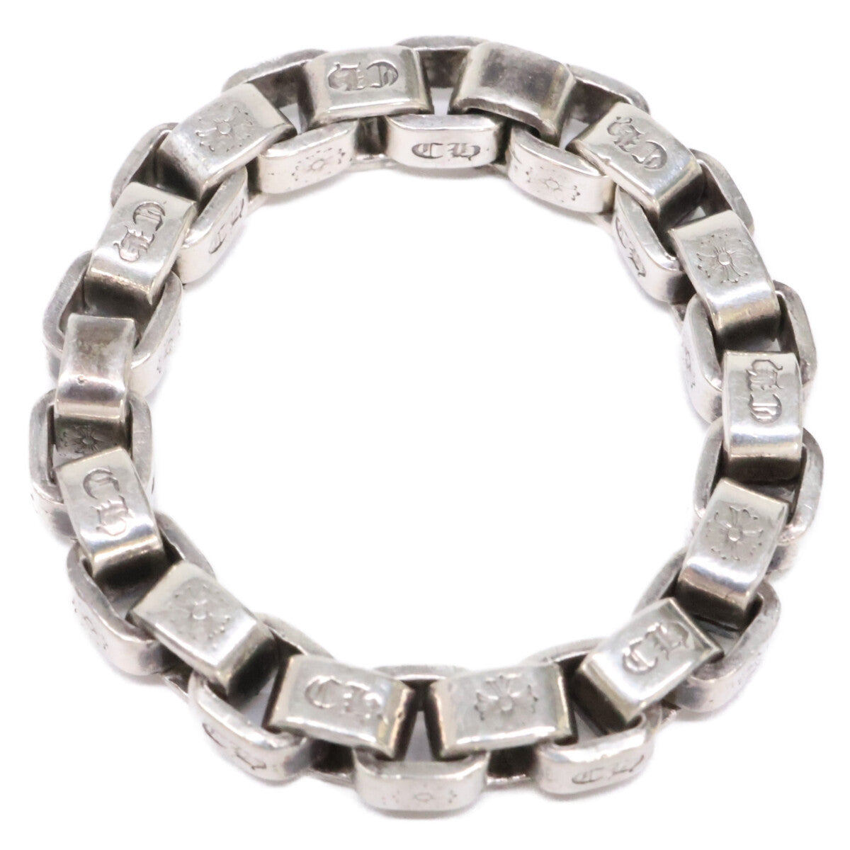 Chrome hearts クロムハーツ 925 BOX CHAIN RING/ボックスチェーンリング リング 指輪