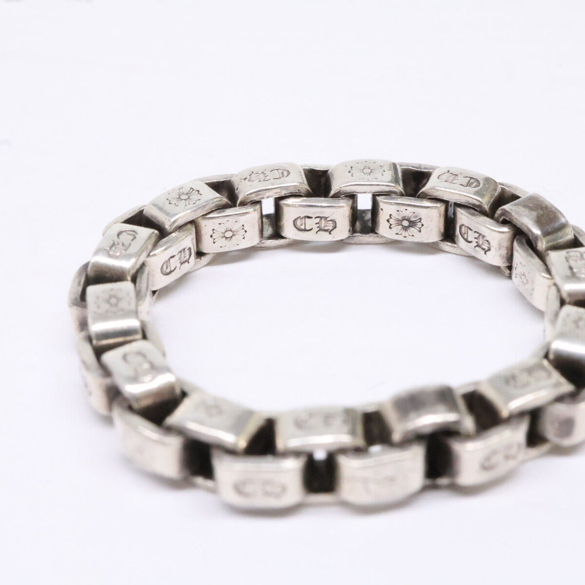 Chrome hearts クロムハーツ 925 BOX CHAIN RING/ボックスチェーンリング リング 指輪