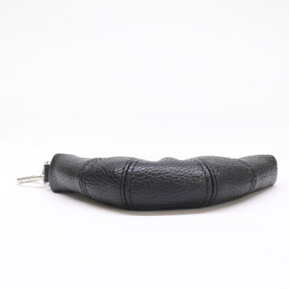 LEMAIRE ルメール 【美品】SL0082 LL0018 MINI CROISSANT KEYRING ソフトグレインレザー ミニ クロワッサン キーリング