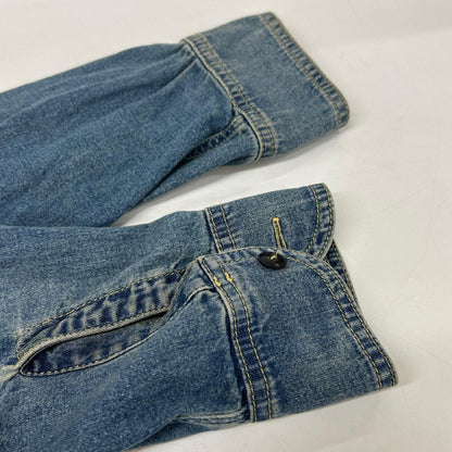 Maison margiela メゾンマルジェラ 【美品/国内正規/24年製】S50DT0042 ヴィンテージ加工 ウォッシュド デニム ロングシャツ トップス