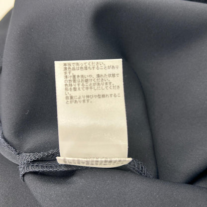 Whim Gazette ウィムガゼット 25SS WGZ1051106A0006 ネイビー サイドスリット ダンボールクルーネックプルオーバー トップス