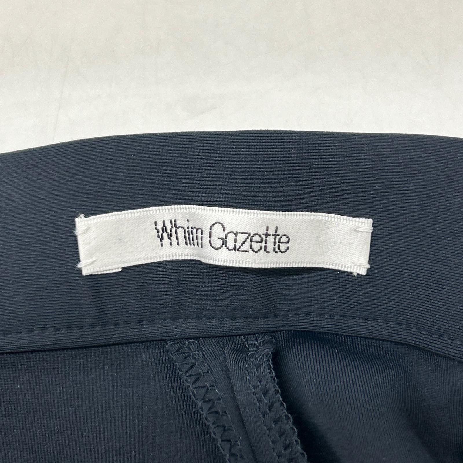 Whim Gazette ウィムガゼット 25SS WGZ1051102A0005 ネイビー ダンボールセンタープレスパンツ ボトムス
