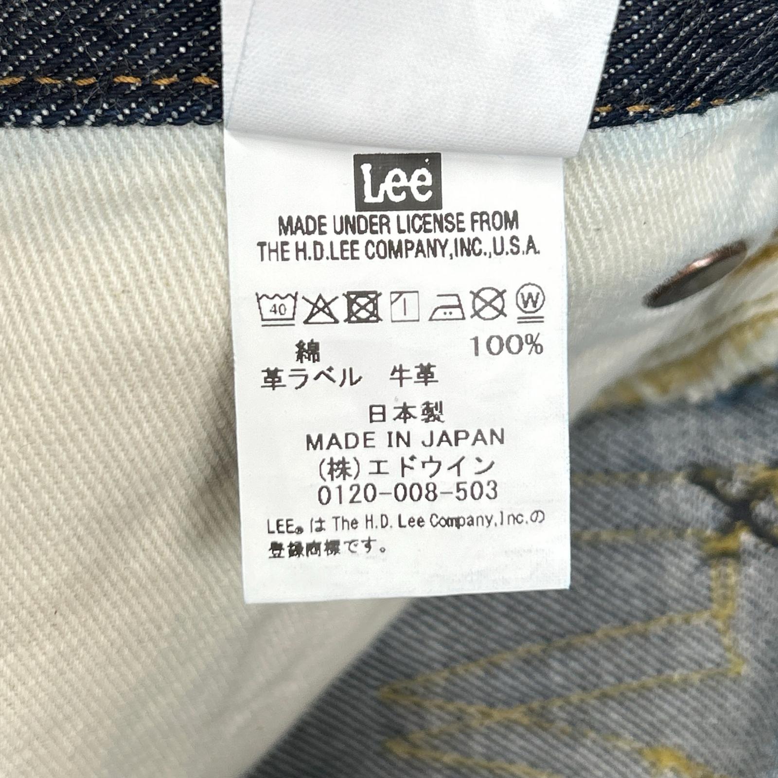 Lee リー LM6355-89 インディゴ THE ARCHIVES RIDERS 101-Z 1955 JAMES DEAN MODEL デニムパンツ ボトムス