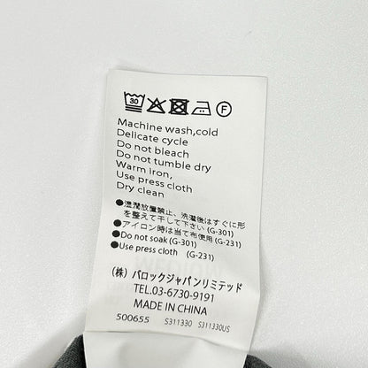 nagonstans ナゴンスタンス 470IS730-1471 ホワイト×ブラック×ブラウン ミックスボーダー ショートスリーブシャツ トップス