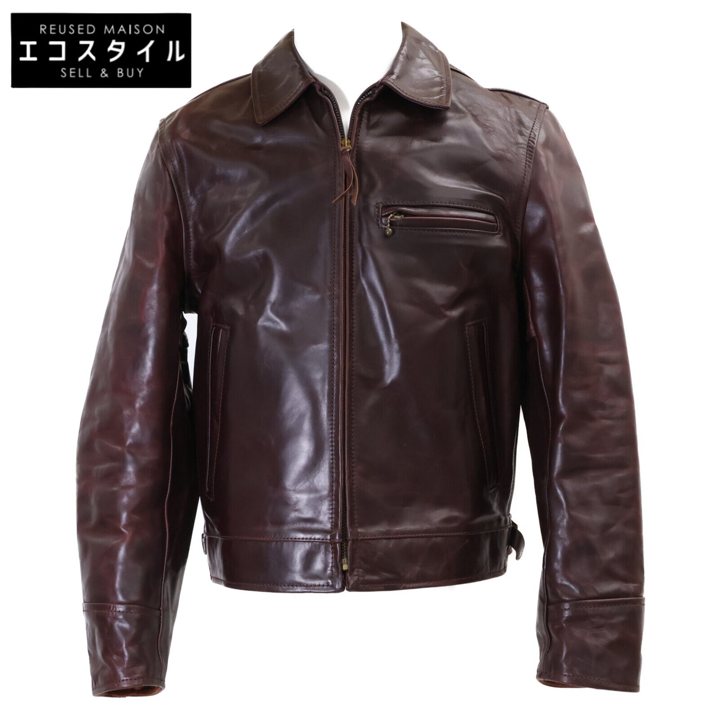 AERO LEATHER エアロレザー HIGHWAYMAN ハイウェイマン ホースハイド シングルライダースジャケット ジャケット