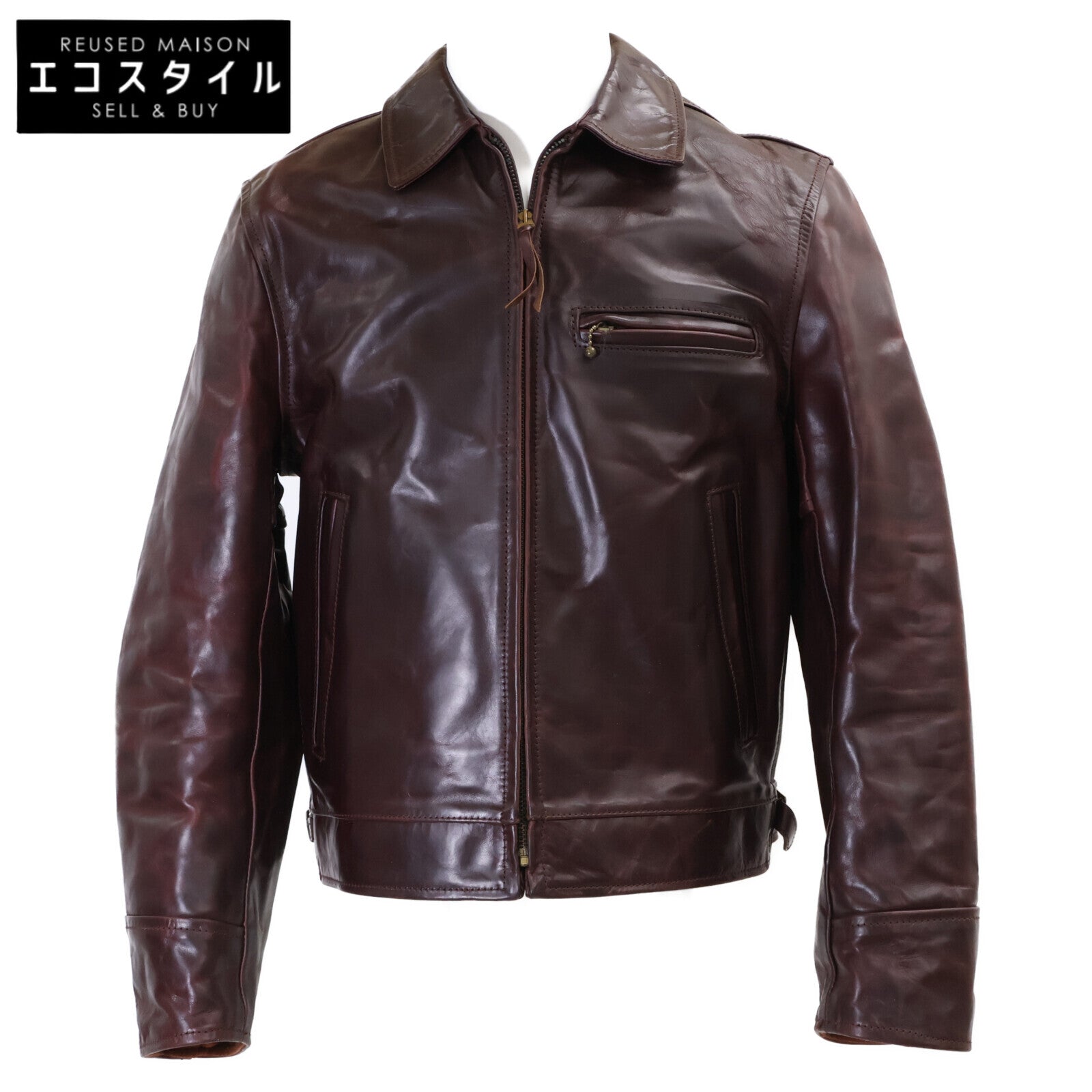 AERO LEATHER エアロレザー HIGHWAYMAN ハイウェイマン ホースハイド シングルライダースジャケット ジャケット