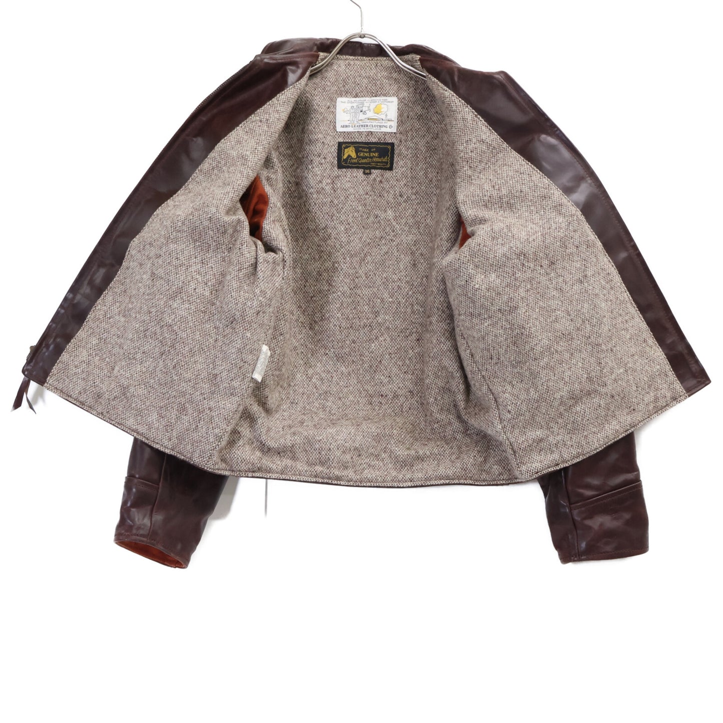AERO LEATHER エアロレザー HIGHWAYMAN ハイウェイマン ホースハイド シングルライダースジャケット ジャケット
