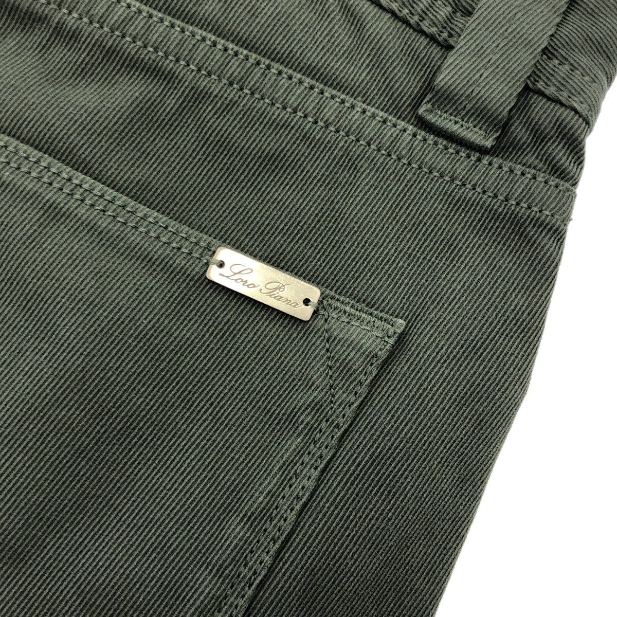 Loro Piana ロロピアーナ FAF9325 カーキ 5　TASCHER REGULAR PANTS ボトムス
