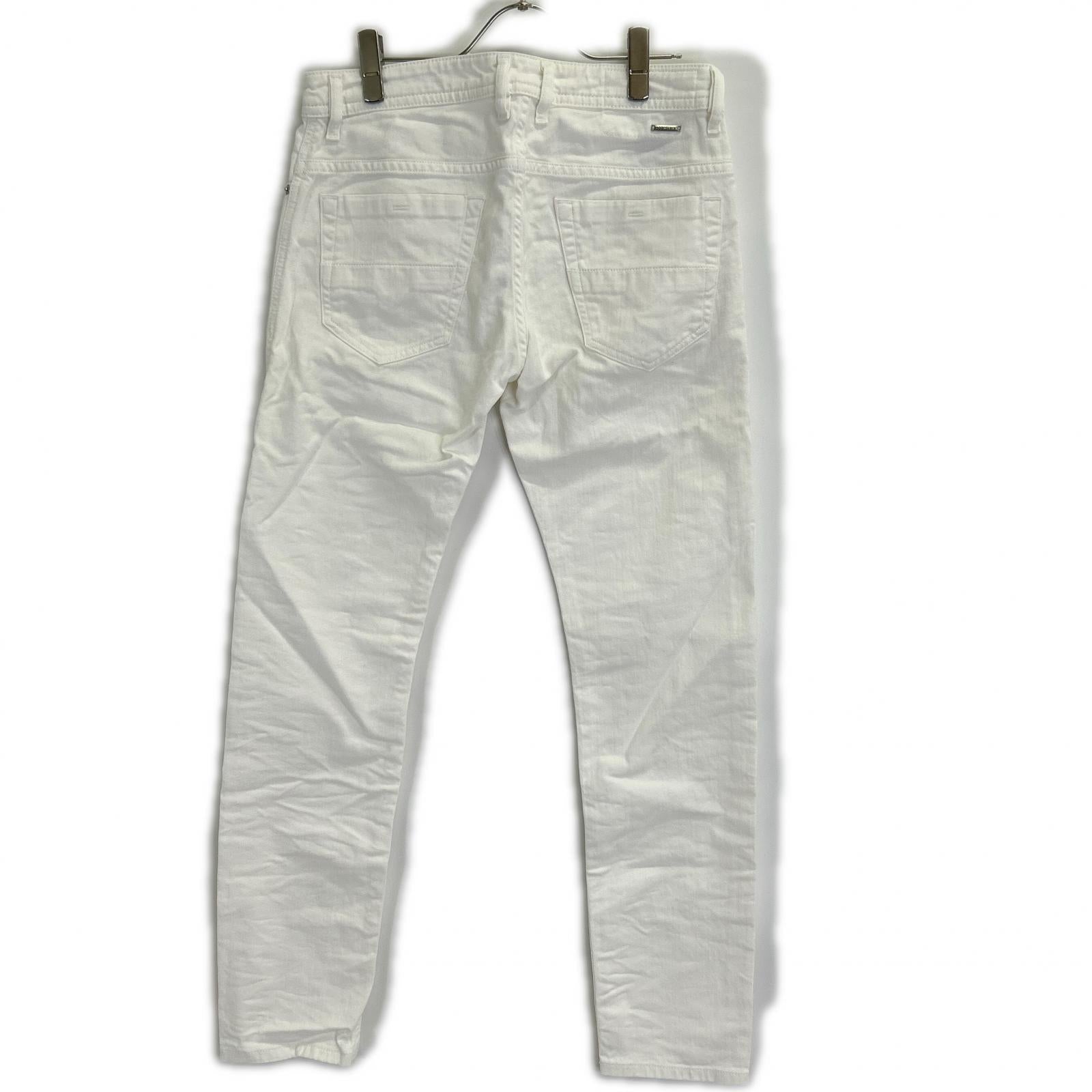 DIESEL ディーゼル ホワイト THOMMER ストレッチ スキニーパンツ ボトムス
