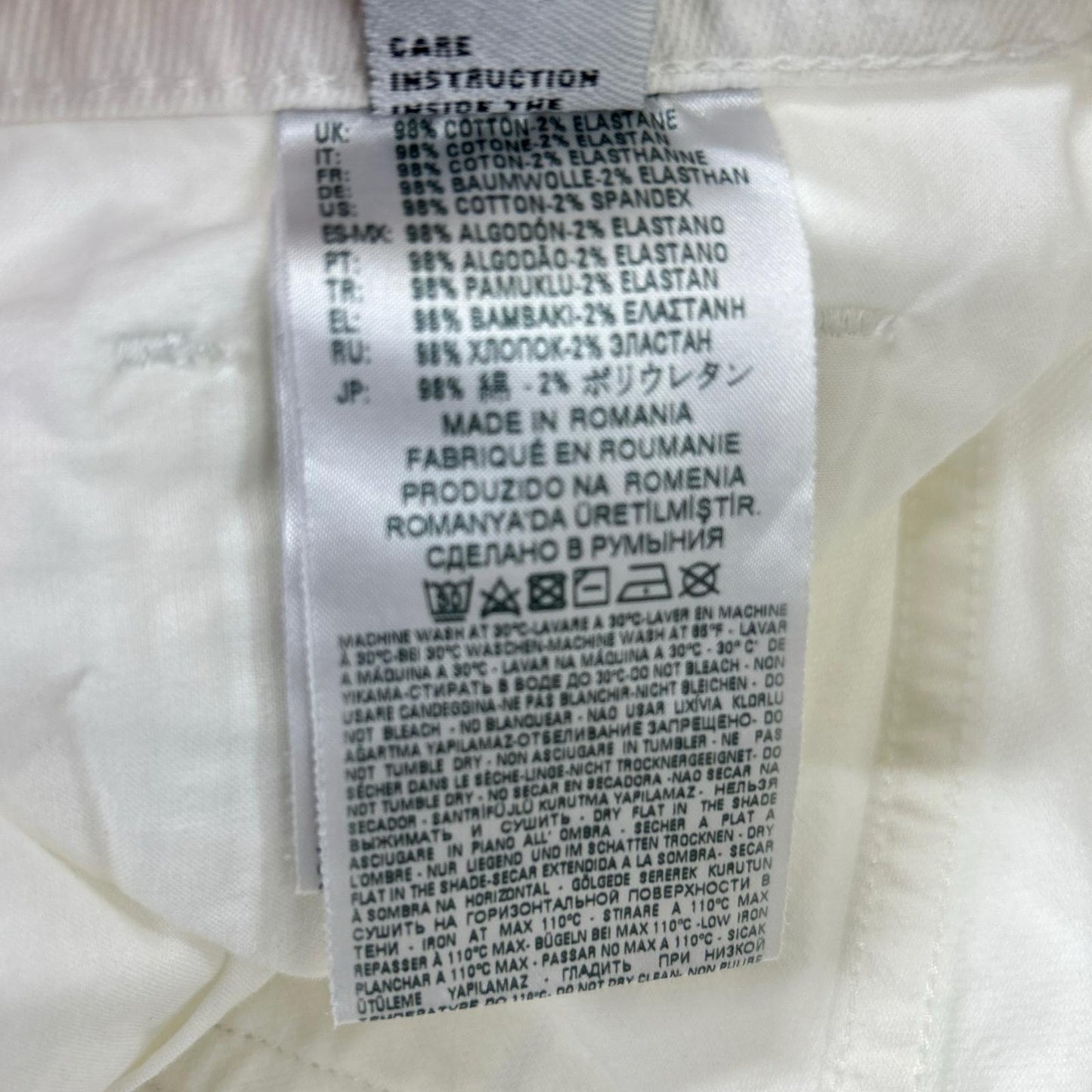 DIESEL ディーゼル ホワイト THOMMER ストレッチ スキニーパンツ ボトムス