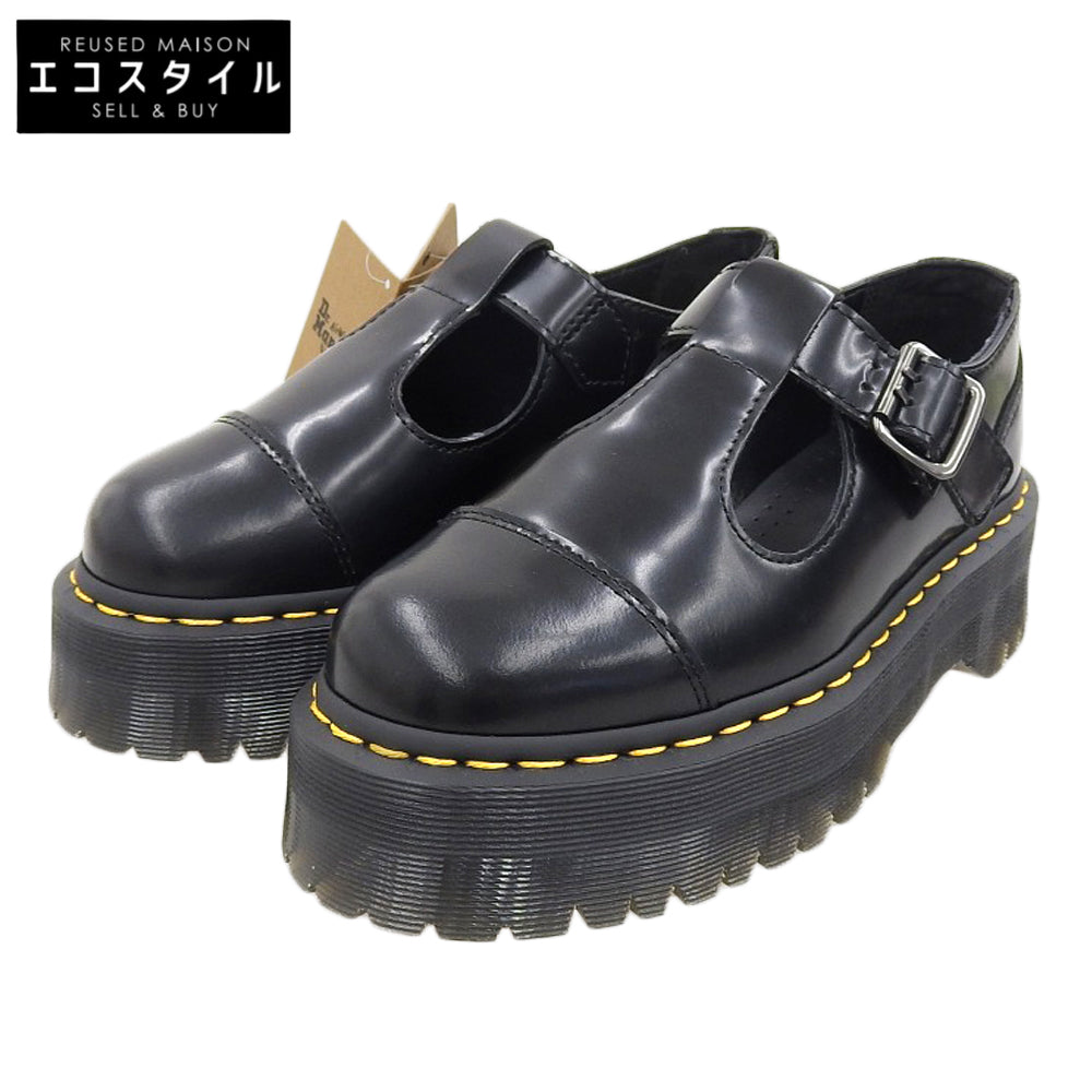 Dr.Martens ドクターマーチン 新品同様 BETHAN メリー ジェーン レザー シューズ レディース ブラック UK5 AW006 シューズ