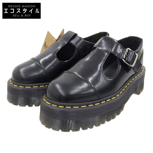 Dr.Martens ドクターマーチン 新品同様 BETHAN メリー ジェーン レザー シューズ レディース ブラック UK5 AW006 シューズ