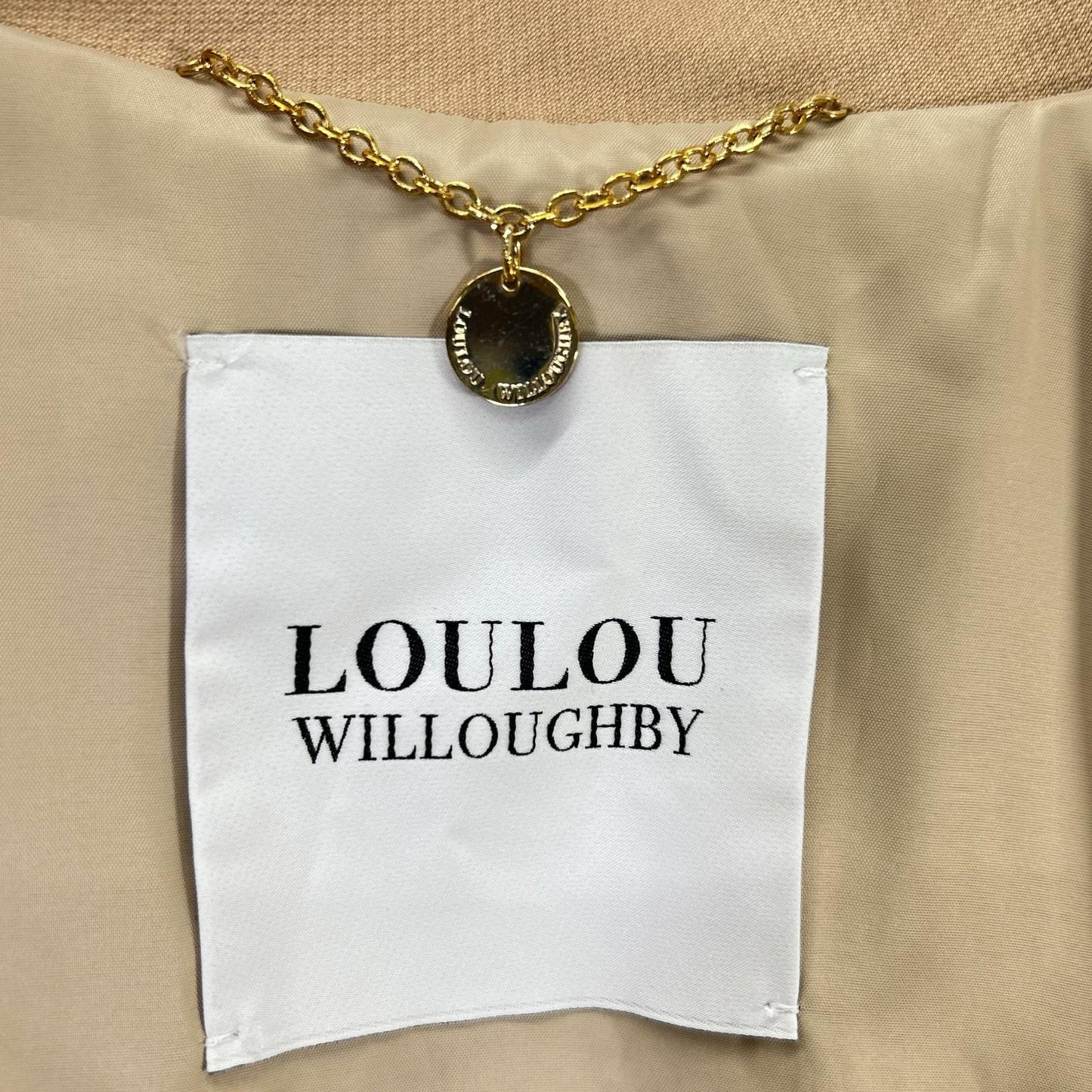 Loulou Willoughby ルルウィルビー ベージュ ボリュームスリーブ トレンチコート コート