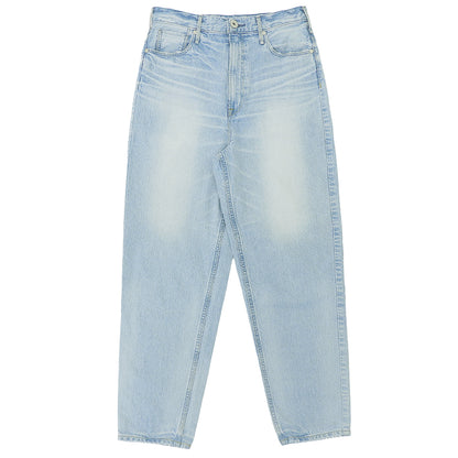 upper hights アッパーハイツ 美品 THE MISS FIZZ テーパードデニムパンツ ボトムス レディース ライトブルー 25 ボトムス