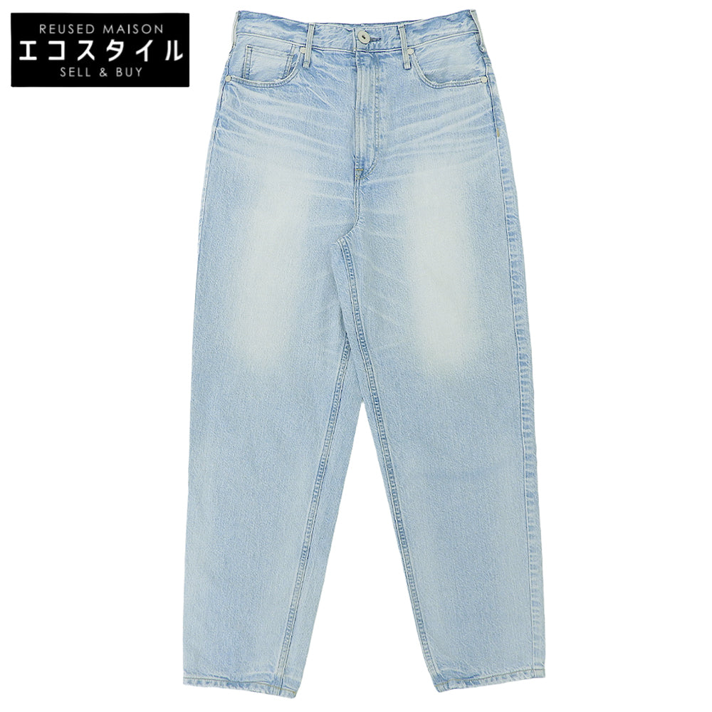 upper hights アッパーハイツ 美品 THE MISS FIZZ テーパードデニムパンツ ボトムス レディース ライトブルー 25 ボトムス