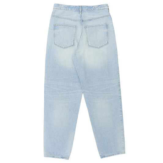 upper hights アッパーハイツ 美品 THE MISS FIZZ テーパードデニムパンツ ボトムス レディース ライトブルー 25 ボトムス