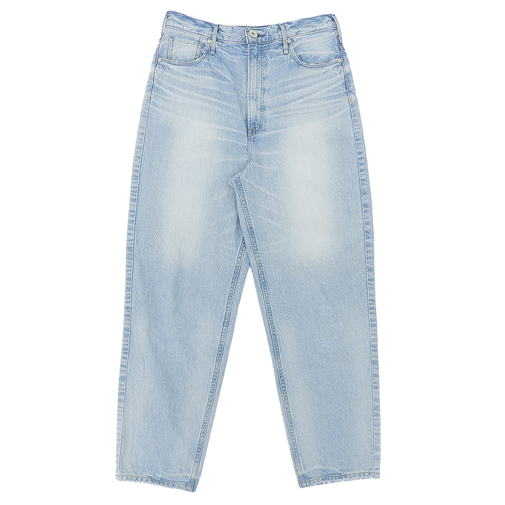 upper hights アッパーハイツ 美品 THE MISS FIZZ テーパードデニムパンツ ボトムス レディース ライトブルー 26 ボトムス