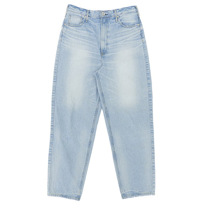 upper hights アッパーハイツ 美品 THE MISS FIZZ テーパードデニムパンツ ボトムス レディース ライトブルー 26 ボトムス