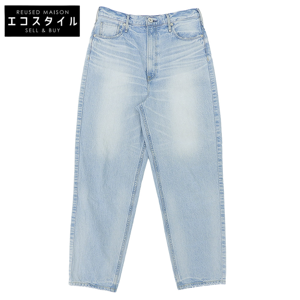 upper hights アッパーハイツ 美品 THE MISS FIZZ テーパードデニムパンツ ボトムス レディース ライトブルー 26 ボトムス
