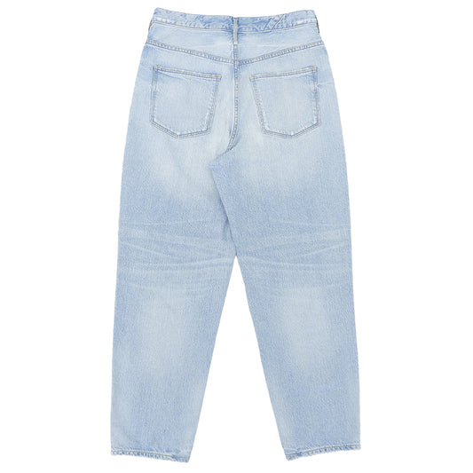 upper hights アッパーハイツ 美品 THE MISS FIZZ テーパードデニムパンツ ボトムス レディース ライトブルー 26 ボトムス