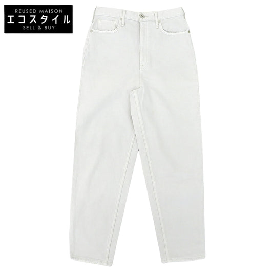 upper hights アッパーハイツ THE MISS BONE テーパードデニムパンツ ボトムス レディース ライトグレー 25 ボトムス
