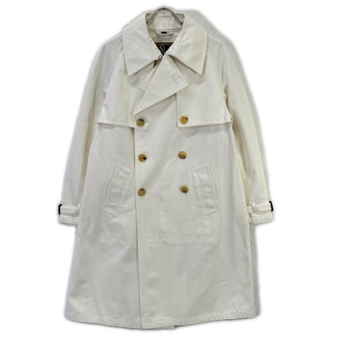 Sealup シーラップ 11414/96191 White 100% Cotton Trench Coat Coat