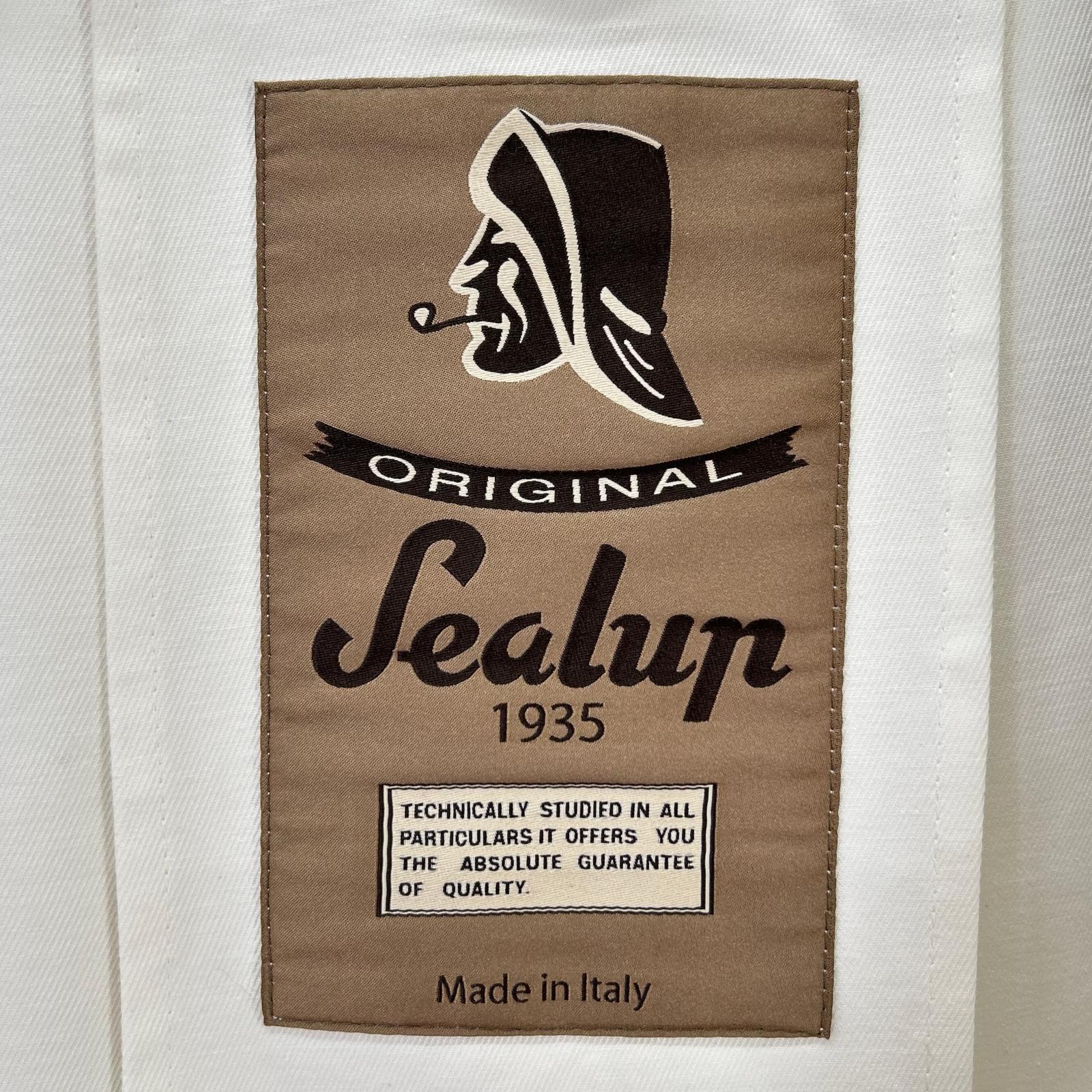 Sealup シーラップ 11414/96191 ホワイト コットン100 トレンチコート コート