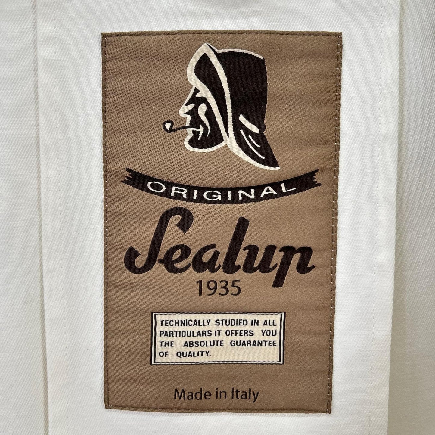 Sealup シーラップ 11414/96191 ホワイト コットン100 トレンチコート コート
