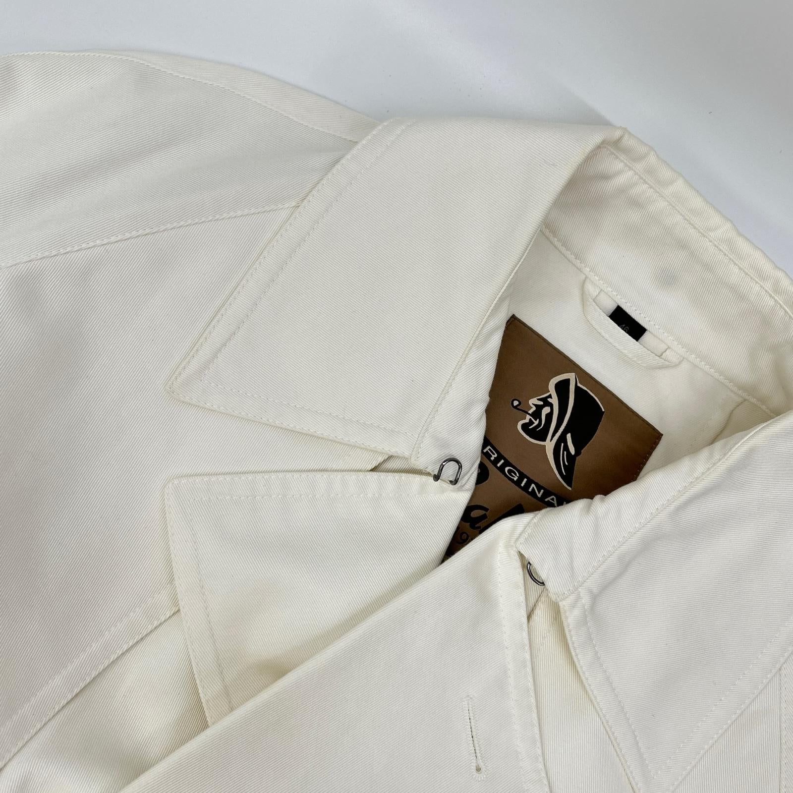 Sealup シーラップ 11414/96191 ホワイト コットン100 トレンチコート コート