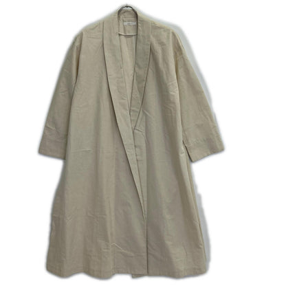 Plage プラージュ ベージュ ショールカラー ボタンレスオーバーコート コート
