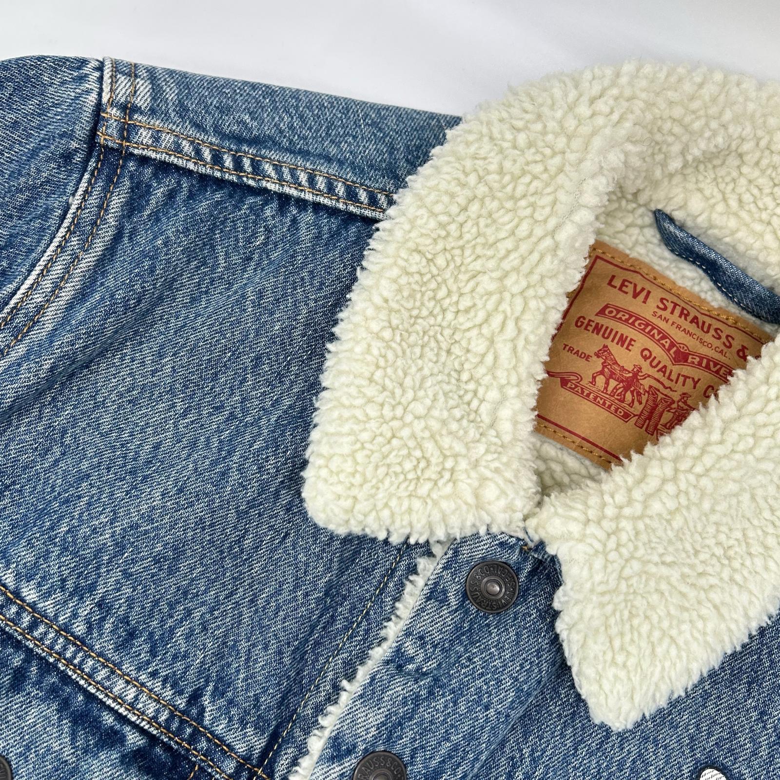 LEVI'S リーバイス 【×ミッキーマウス】16365-0086 ライトブルー 裏地ボアデニムジャケット ジャケット