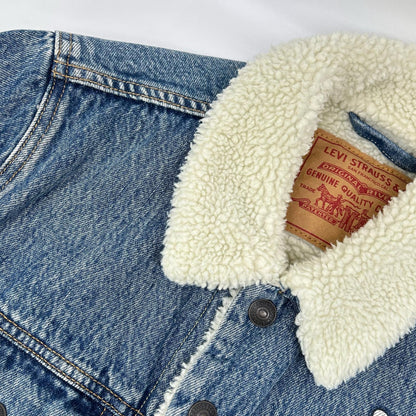 LEVI'S リーバイス 【×ミッキーマウス】16365-0086 ライトブルー 裏地ボアデニムジャケット ジャケット