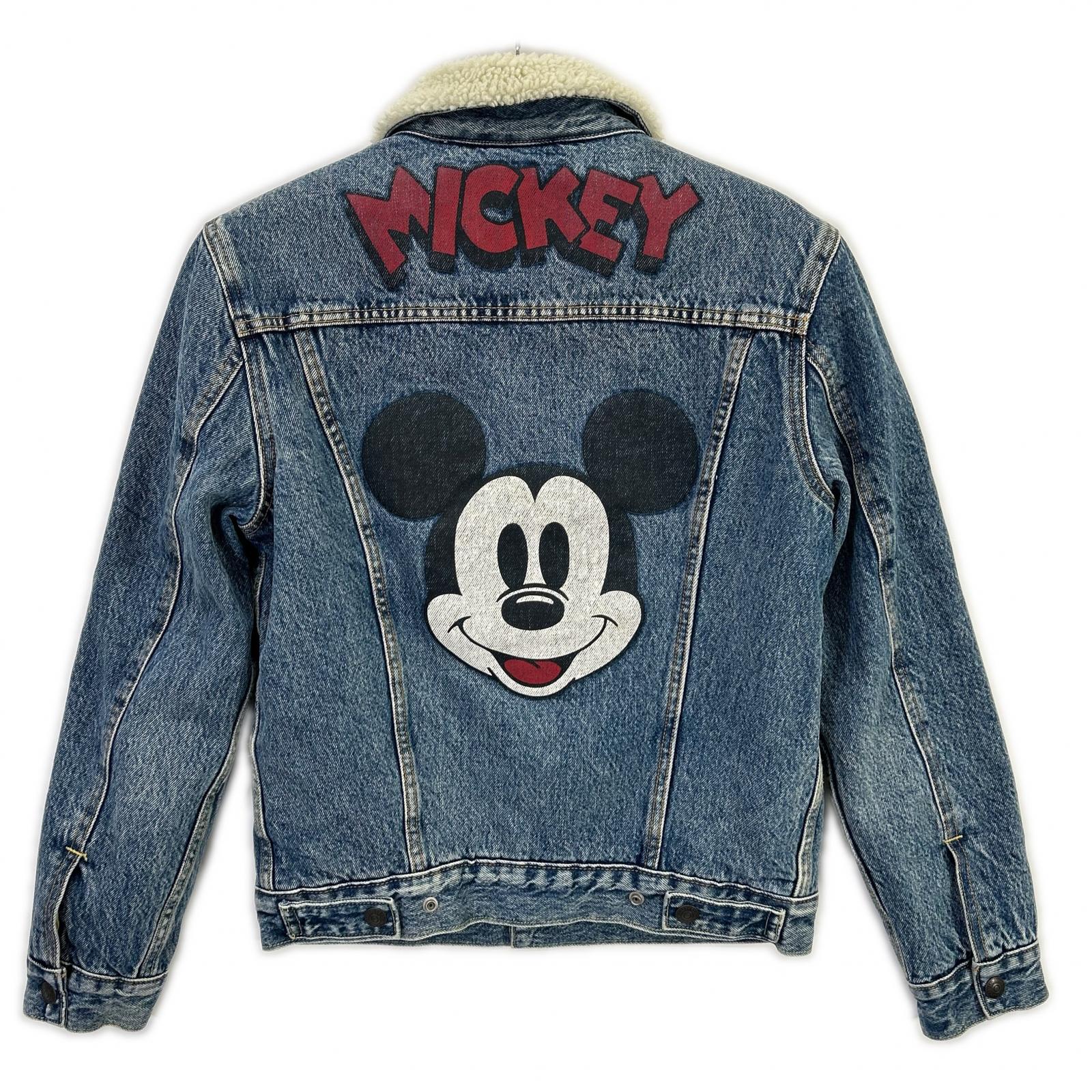 LEVI'S リーバイス 【×ミッキーマウス】16365-0086 ライトブルー 裏地ボアデニムジャケット ジャケット