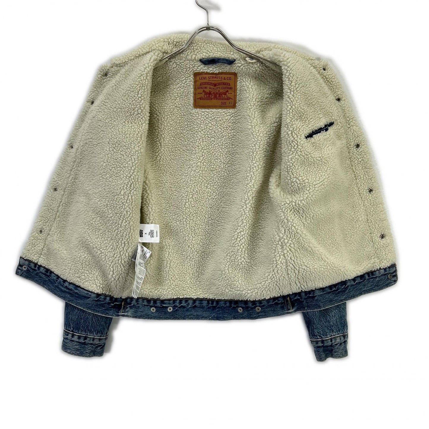 LEVI'S リーバイス 【×ミッキーマウス】16365-0086 ライトブルー 裏地ボアデニムジャケット ジャケット