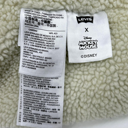 LEVI'S リーバイス 【×ミッキーマウス】16365-0086 ライトブルー 裏地ボアデニムジャケット ジャケット