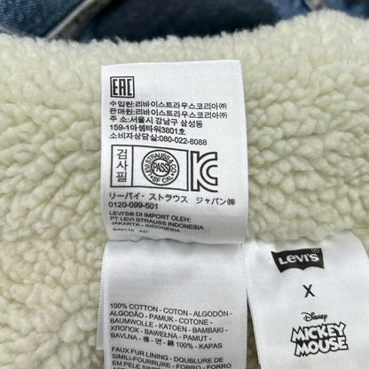 LEVI'S リーバイス 【×ミッキーマウス】16365-0086 ライトブルー 裏地ボアデニムジャケット ジャケット