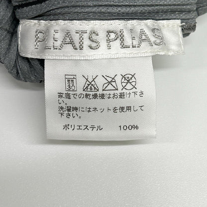 PLEATS PLEASE プリーツプリーズ PP71-JK716 グレー コミックイラストモックネック半袖カットソー トップス
