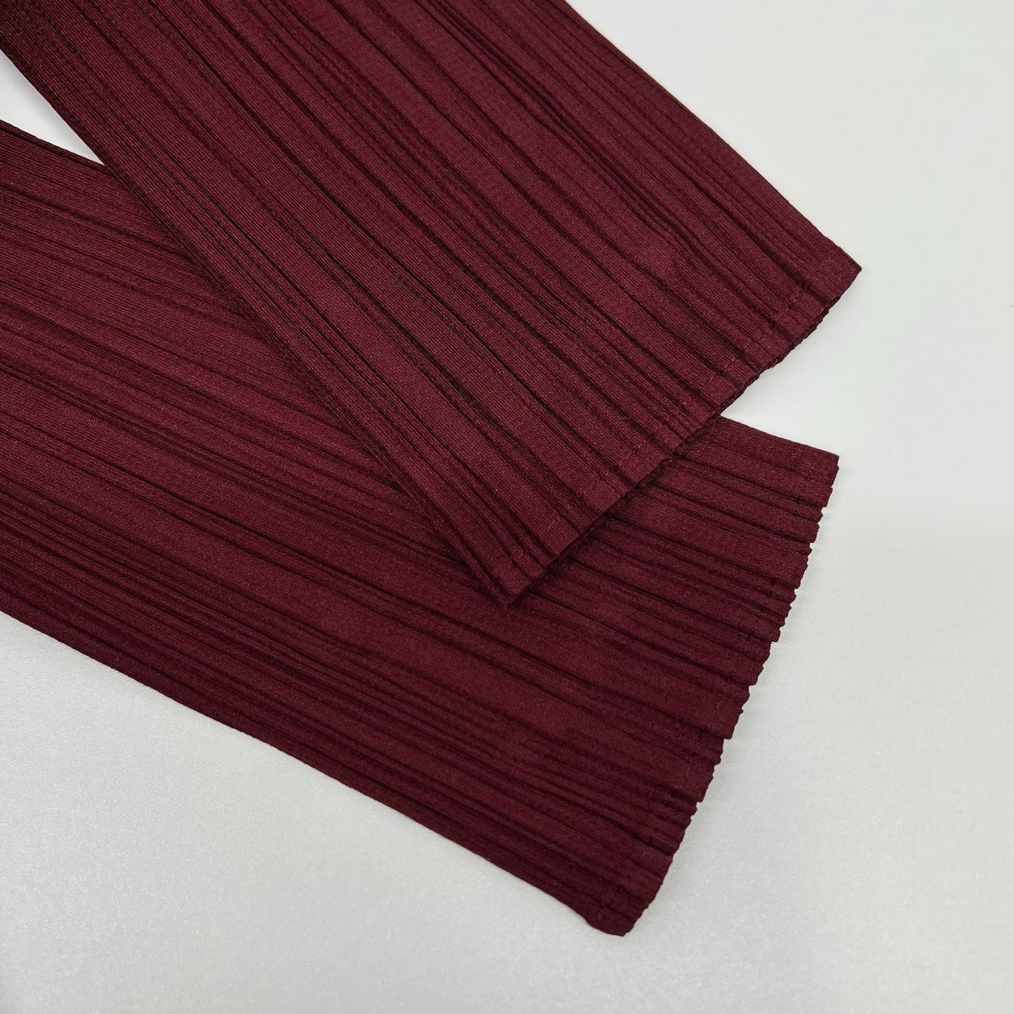 PLEATS PLEASE プリーツプリーズ PP61-JK522 ボルドー×パープル 星座カッティングモックネック長袖カットソー トップス