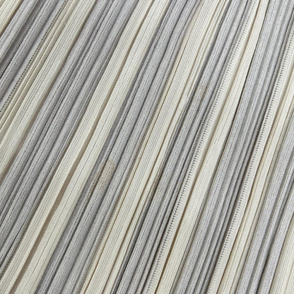 PLEATS PLEASE プリーツプリーズ PP71-JG644 アイボリー×ライトグレー ストライプロングスカート スカート