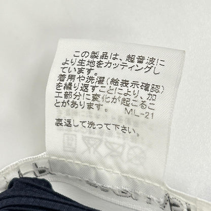 PLEATS PLEASE プリーツプリーズ PP33-JK202 ダークネイビー Vネックモックネック変形長袖カットソー トップス